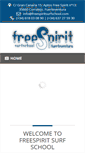 Mobile Screenshot of freespiritsurfschool.com