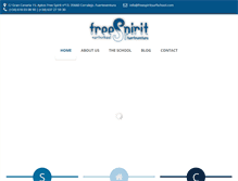 Tablet Screenshot of freespiritsurfschool.com